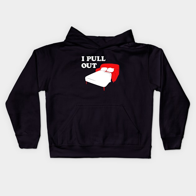 i pull out Kids Hoodie by atasistudio